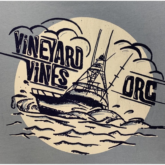 Vineyard Vines Other - Vineyard Vines Shirt Mens XL Light Blue ORC Fishing Boat Pocket T-Shirt XL